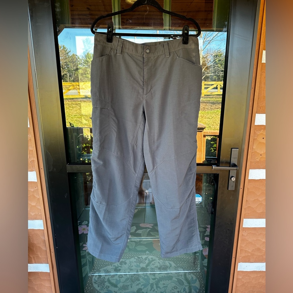 The North‎ Face Mens Size 34 Gray Nylon Outdoor Hiking Cargo Pants